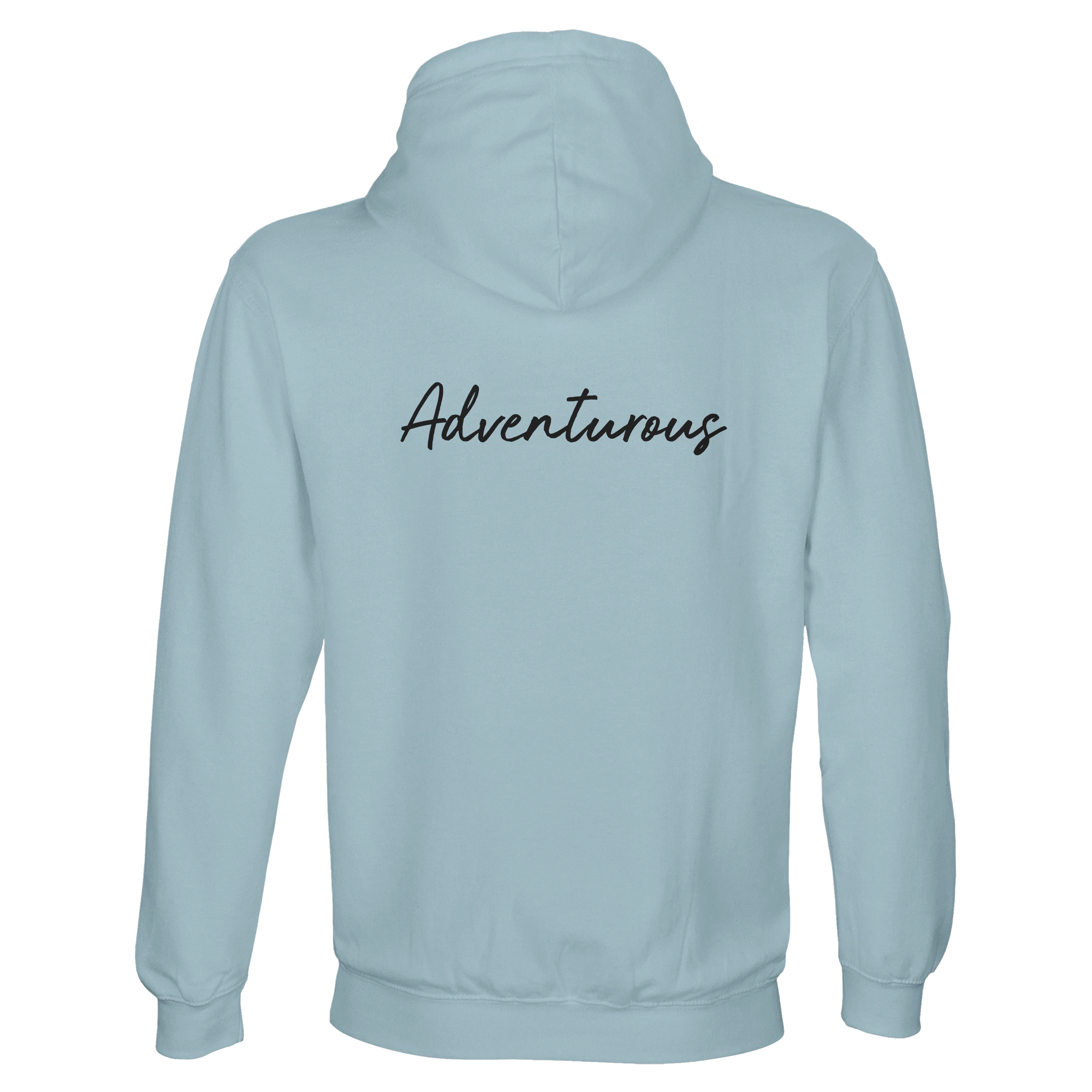 Adventurous - "Dancing in Colours" Hoodie creamy blue 2