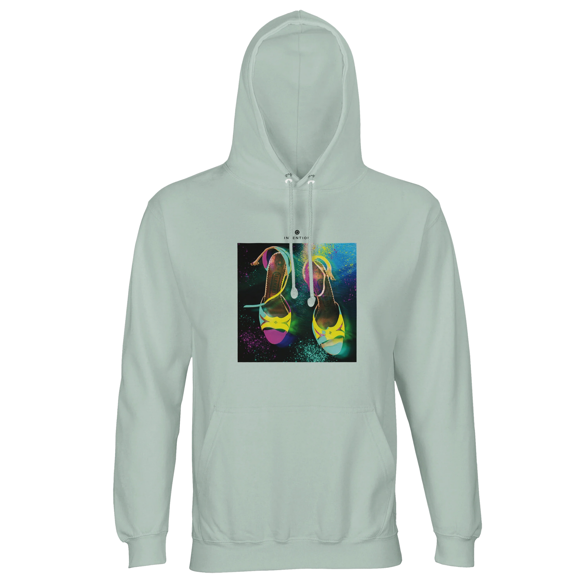 Adventurous - "Dancing in Colours" Hoodie creamy green 1