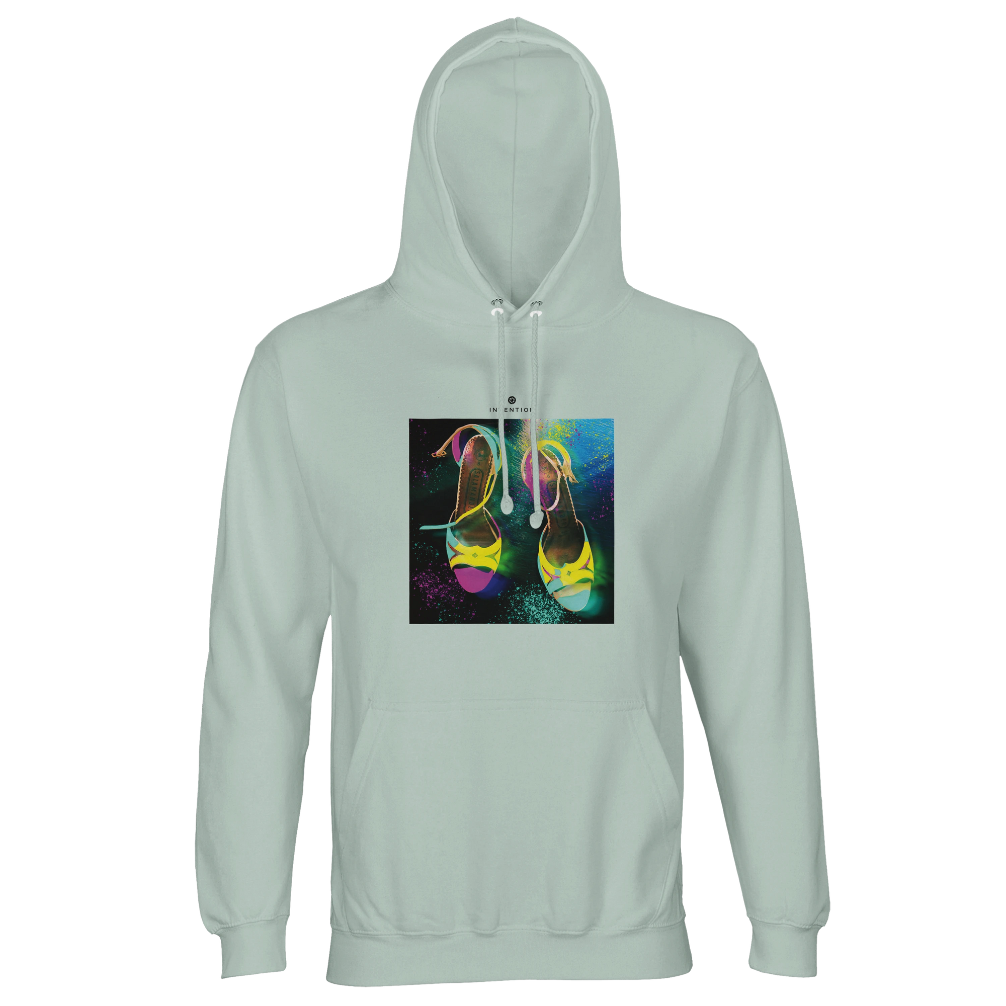 Adventurous - "Dancing in Colours" Hoodie creamy green 1