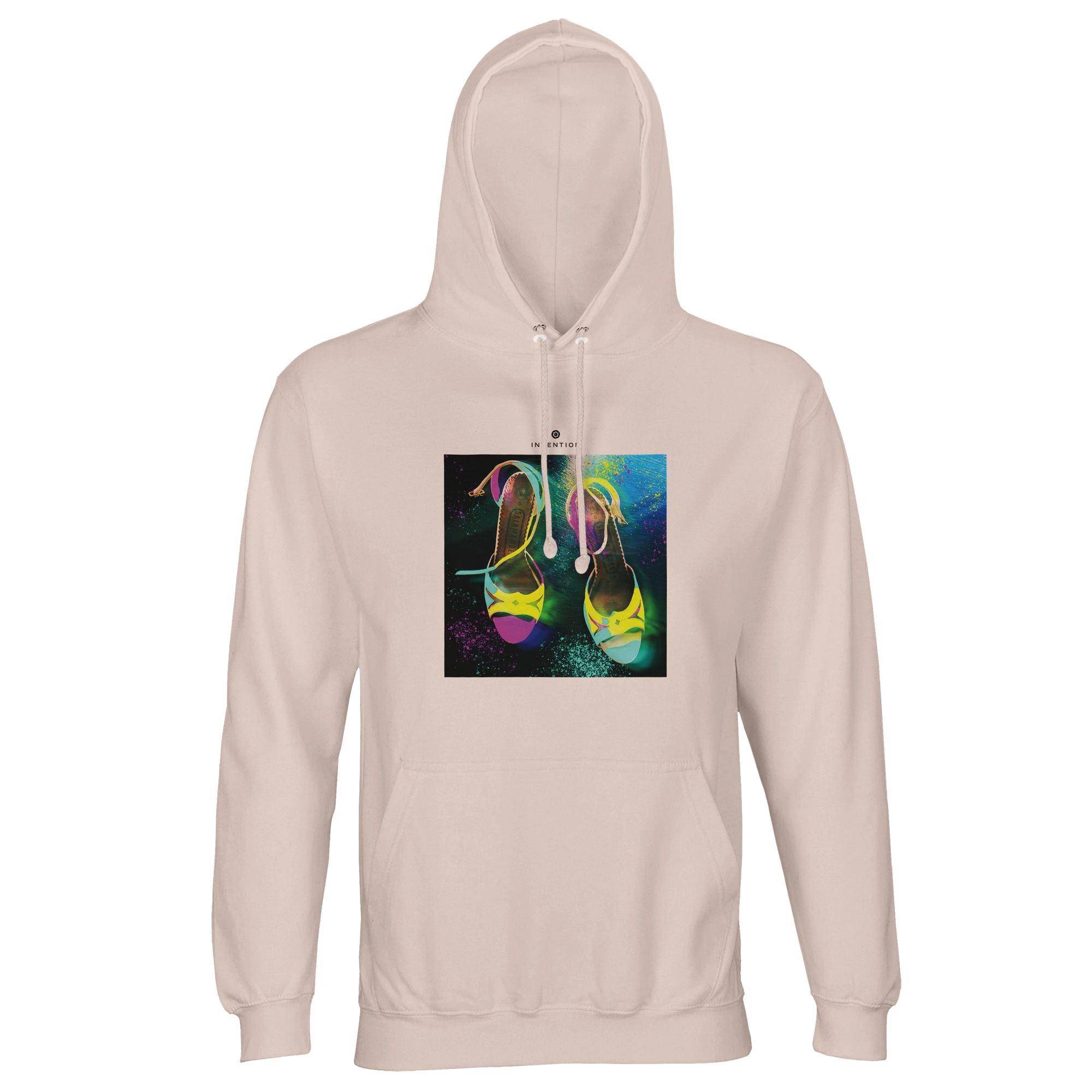 Adventurous - "Dancing in Colours" Hoodie creamy pink 1