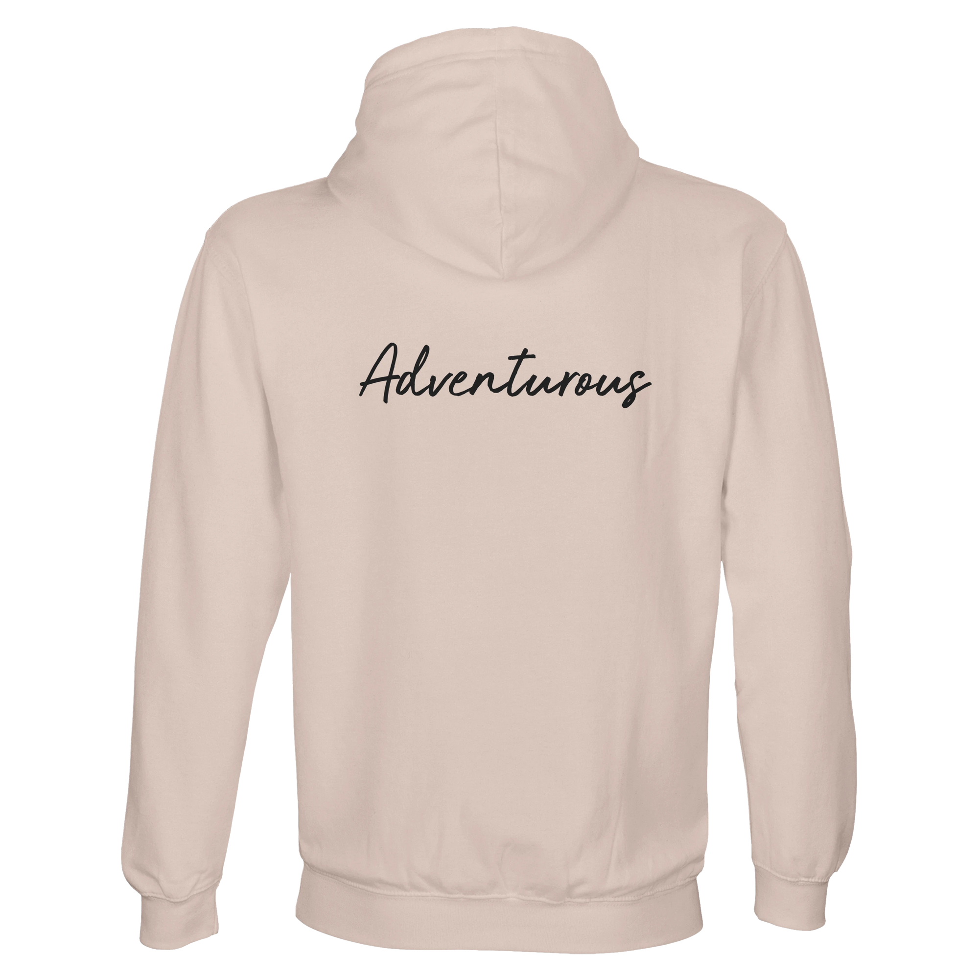 Adventurous - "Dancing in Colours" Hoodie creamy pink 2