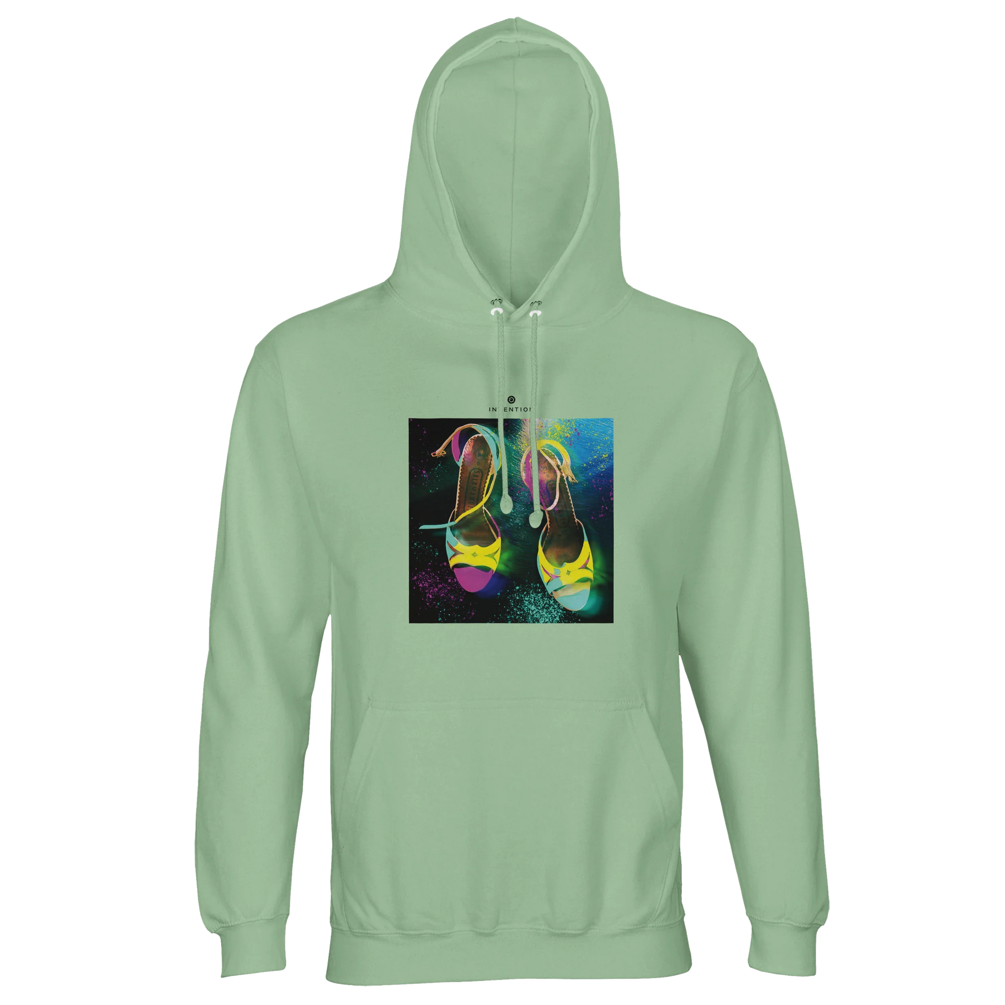 Adventurous - "Dancing in Colours" Hoodie frozen green 1