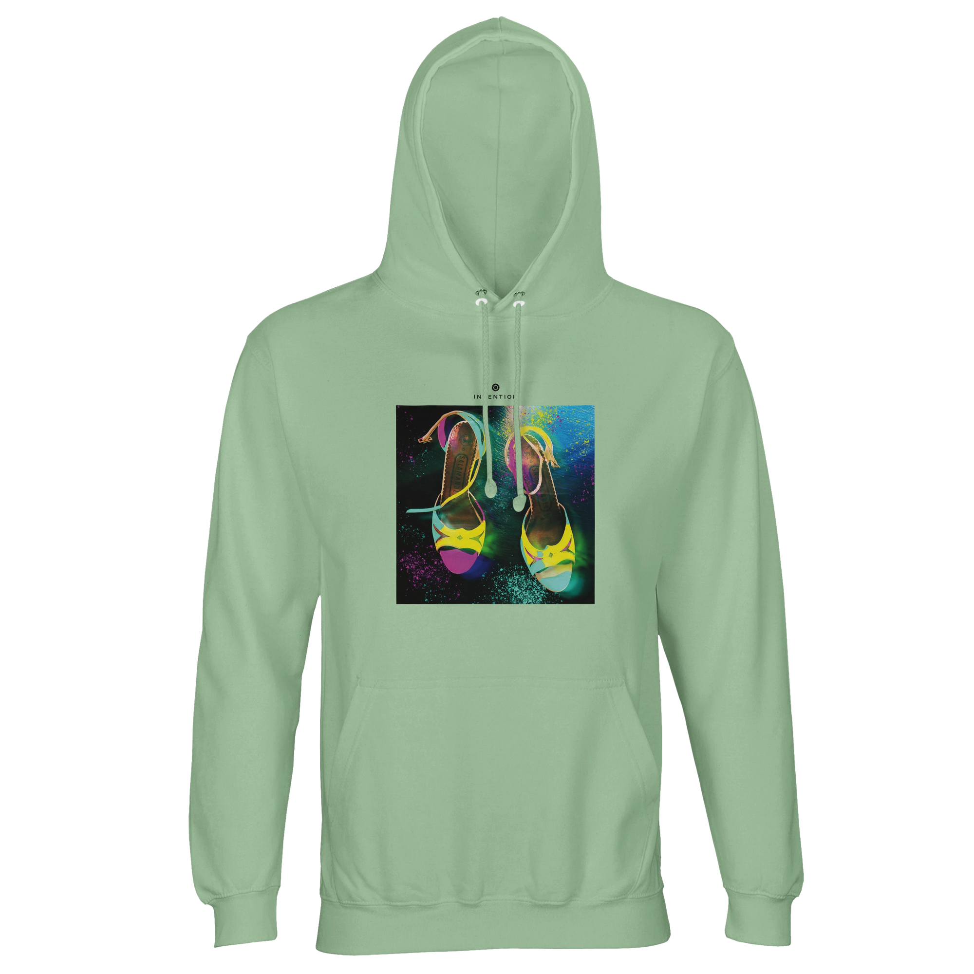 Adventurous - "Dancing in Colours" Hoodie frozen green 1