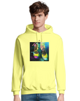 Adventurous - "Dancing in Colours" Hoodie Light Yellow 3