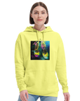 Adventurous - "Dancing in Colours" Hoodie Light Yellow 5