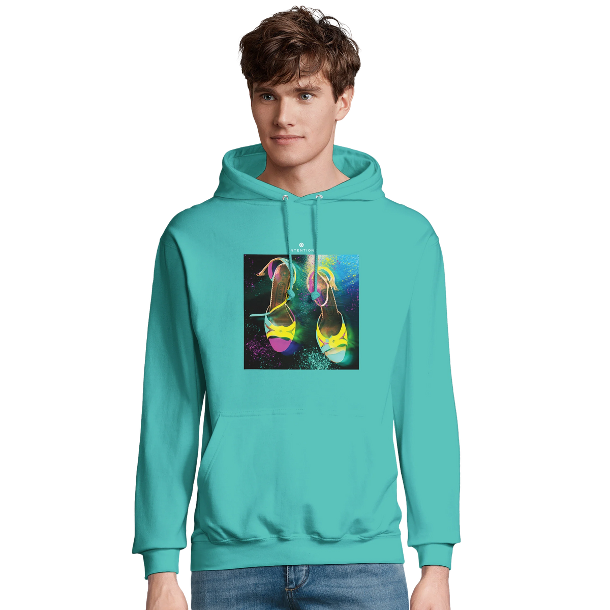 Adventurous - "Dancing in Colours" Hoodie pool blue 3