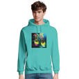 Adventurous - "Dancing in Colours" Hoodie pool blue 3