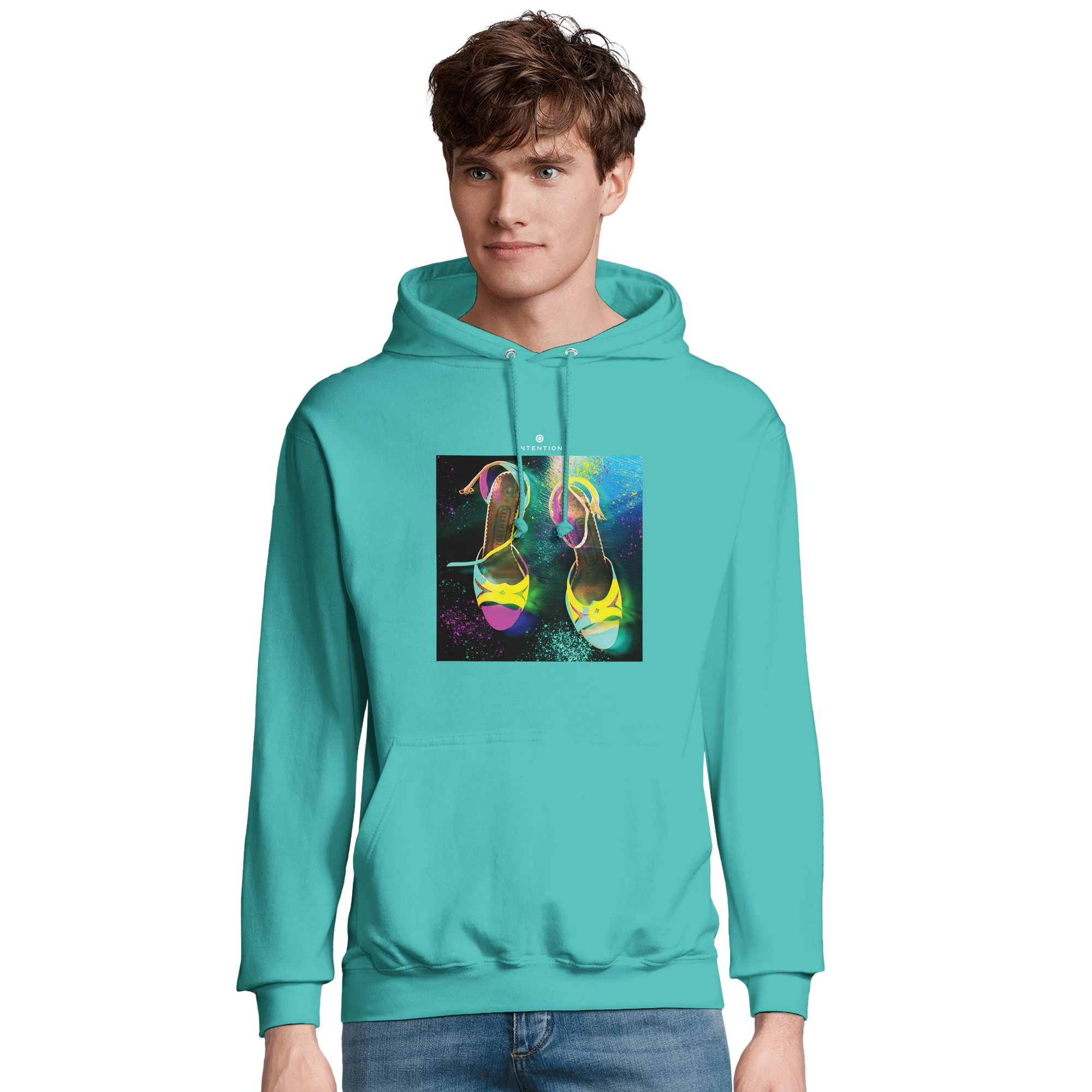 Adventurous - "Dancing in Colours" Hoodie pool blue 3