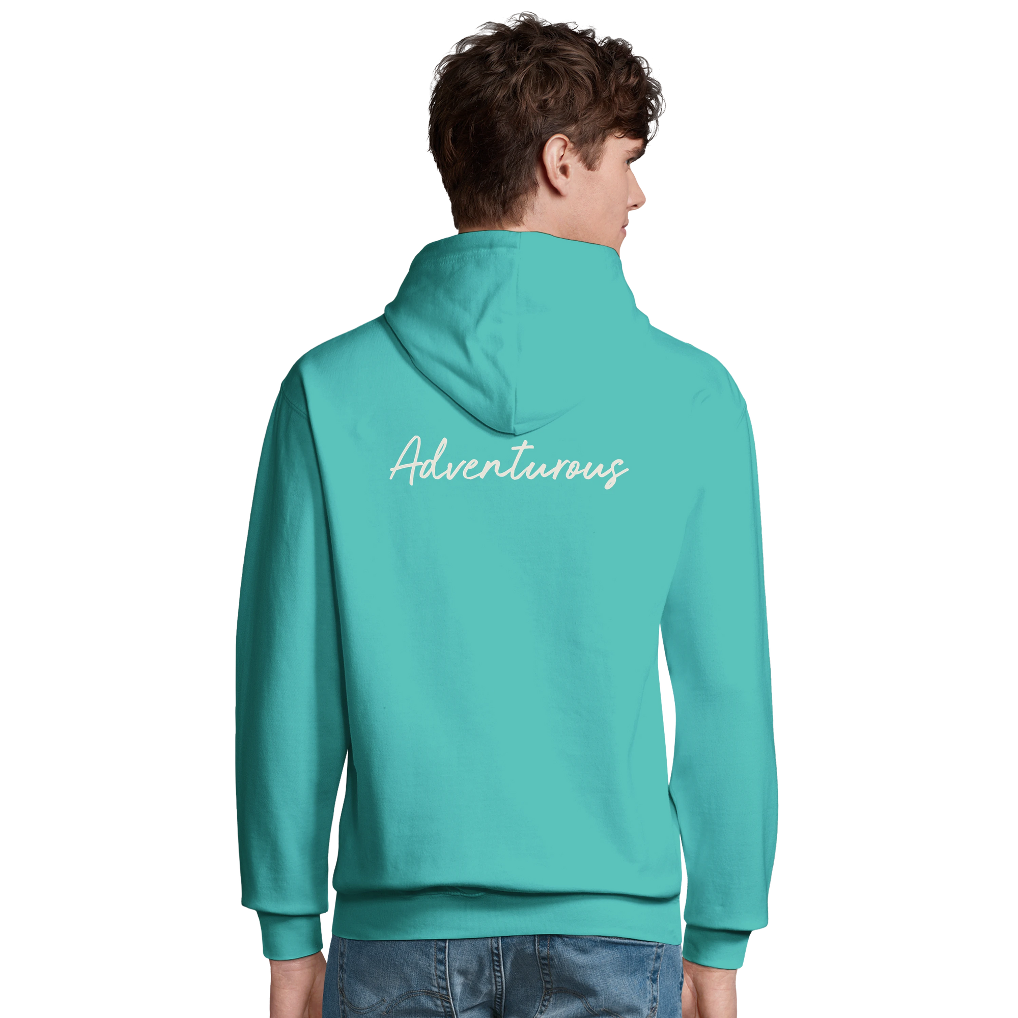 Adventurous - "Dancing in Colours" Hoodie pool blue 4