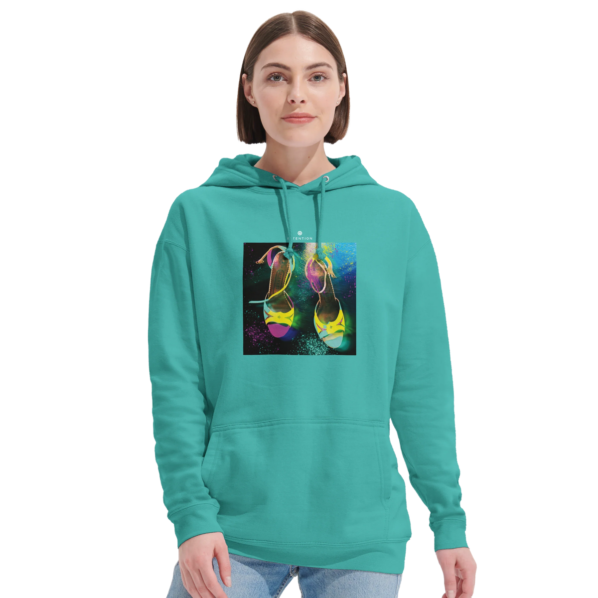 Adventurous - "Dancing in Colours" Hoodie pool blue 5