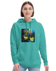 Adventurous - "Dancing in Colours" Hoodie pool blue 5