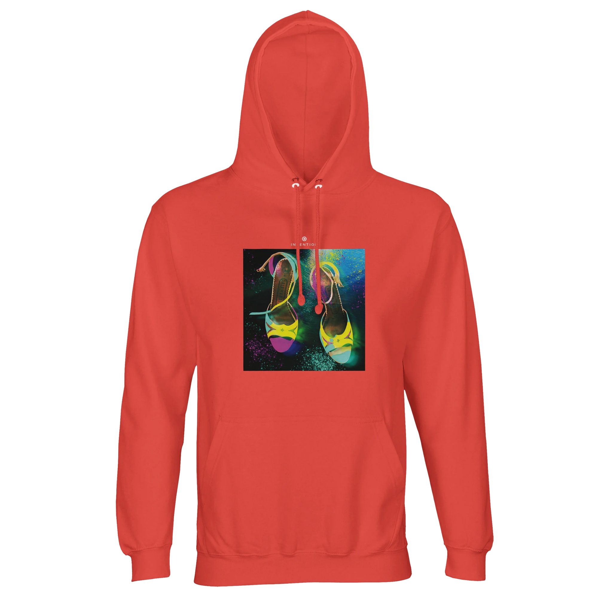 Adventurous - "Dancing in Colours" Hoodie pop orange 1
