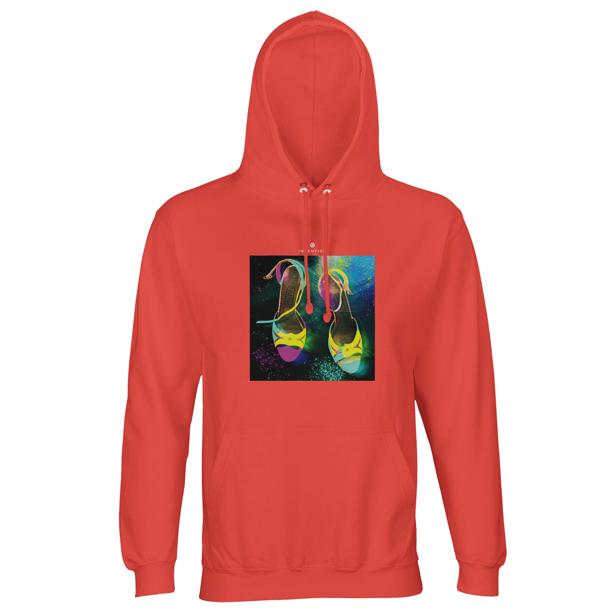 Adventurous - "Dancing in Colours" Hoodie pop orange 1