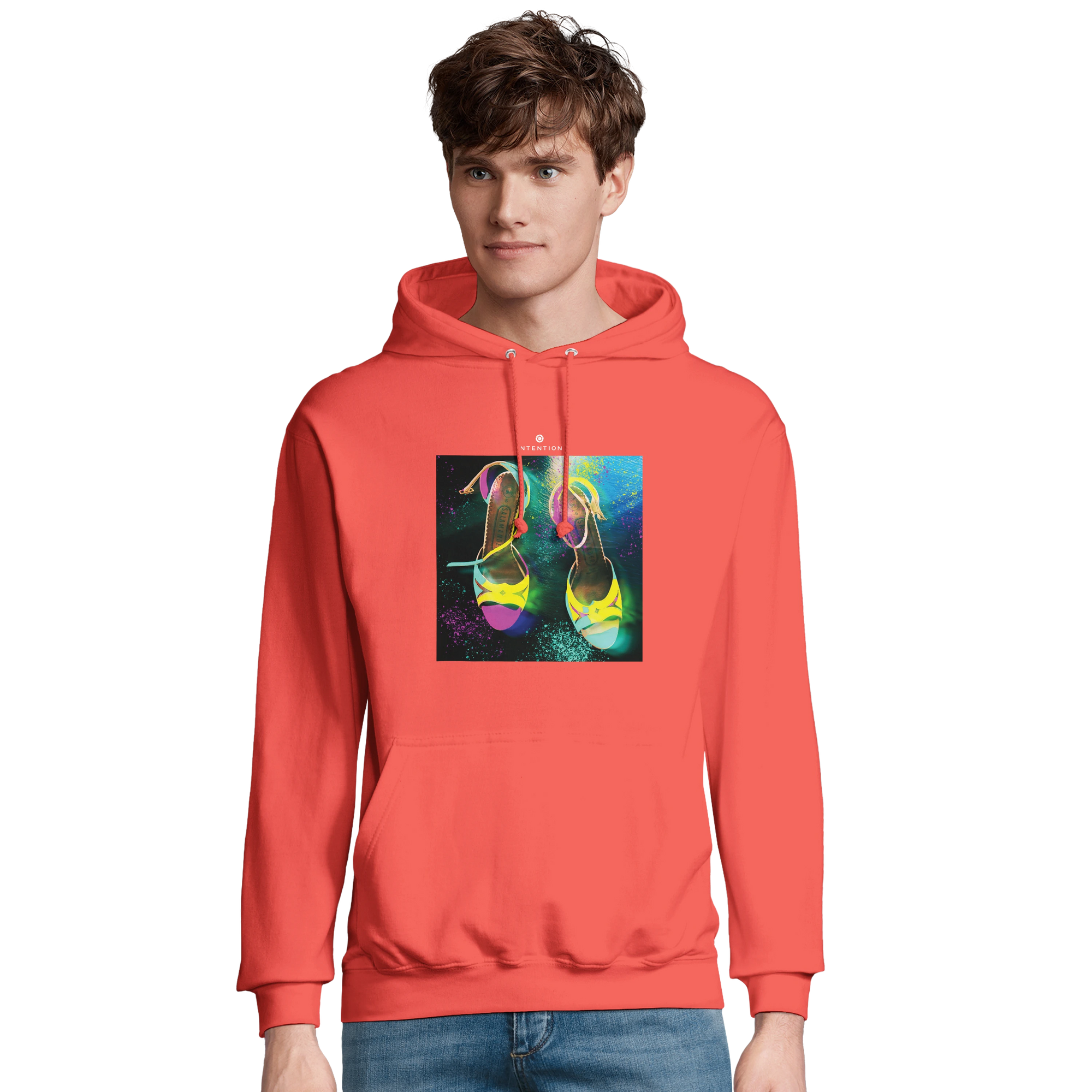 Adventurous - "Dancing in Colours" Hoodie pop orange 3