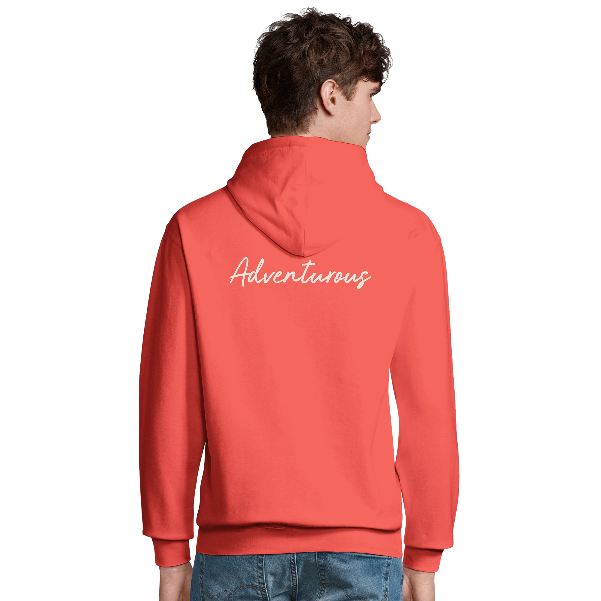 Adventurous - "Dancing in Colours" Hoodie pop orange 4