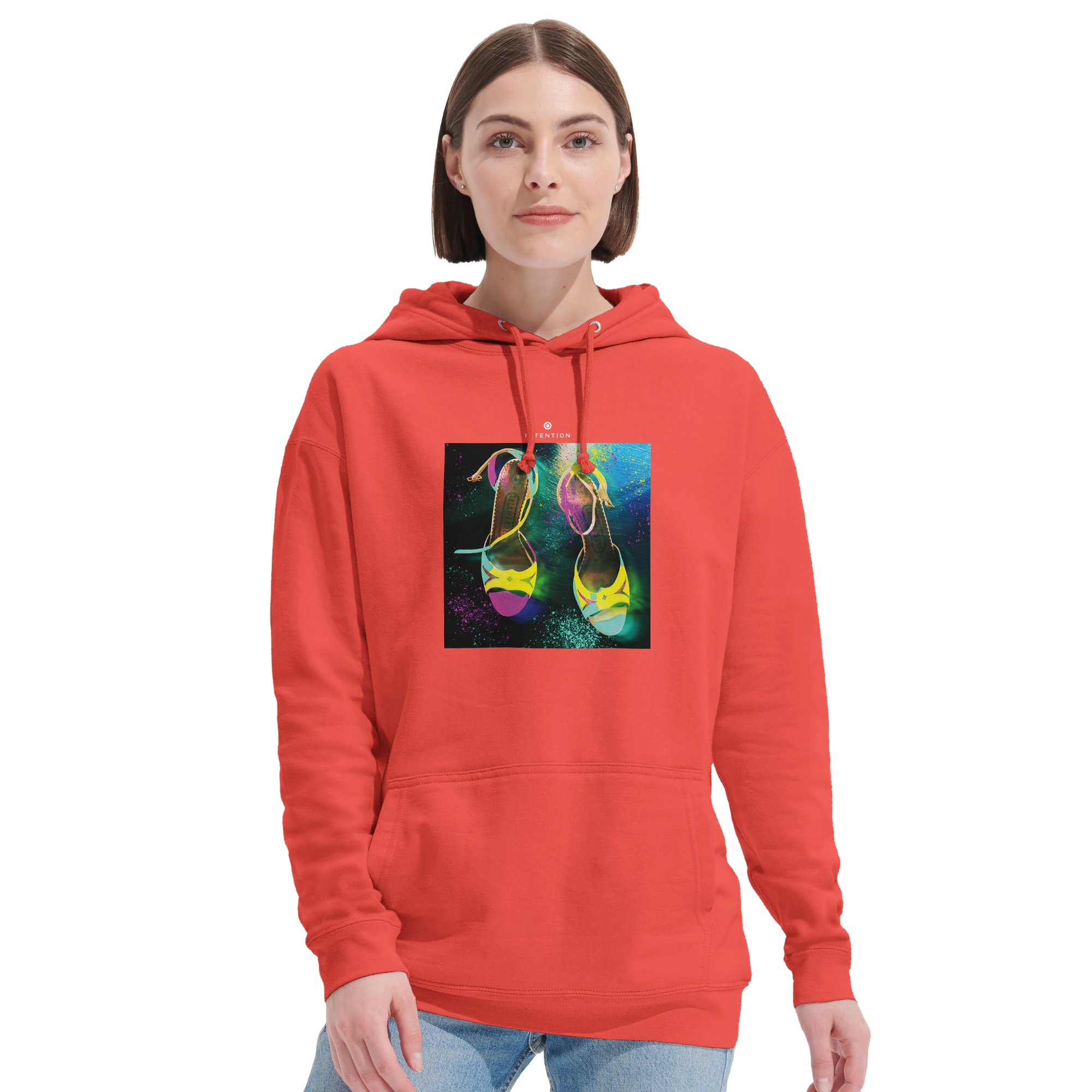 Adventurous - "Dancing in Colours" Hoodie pop orange 5