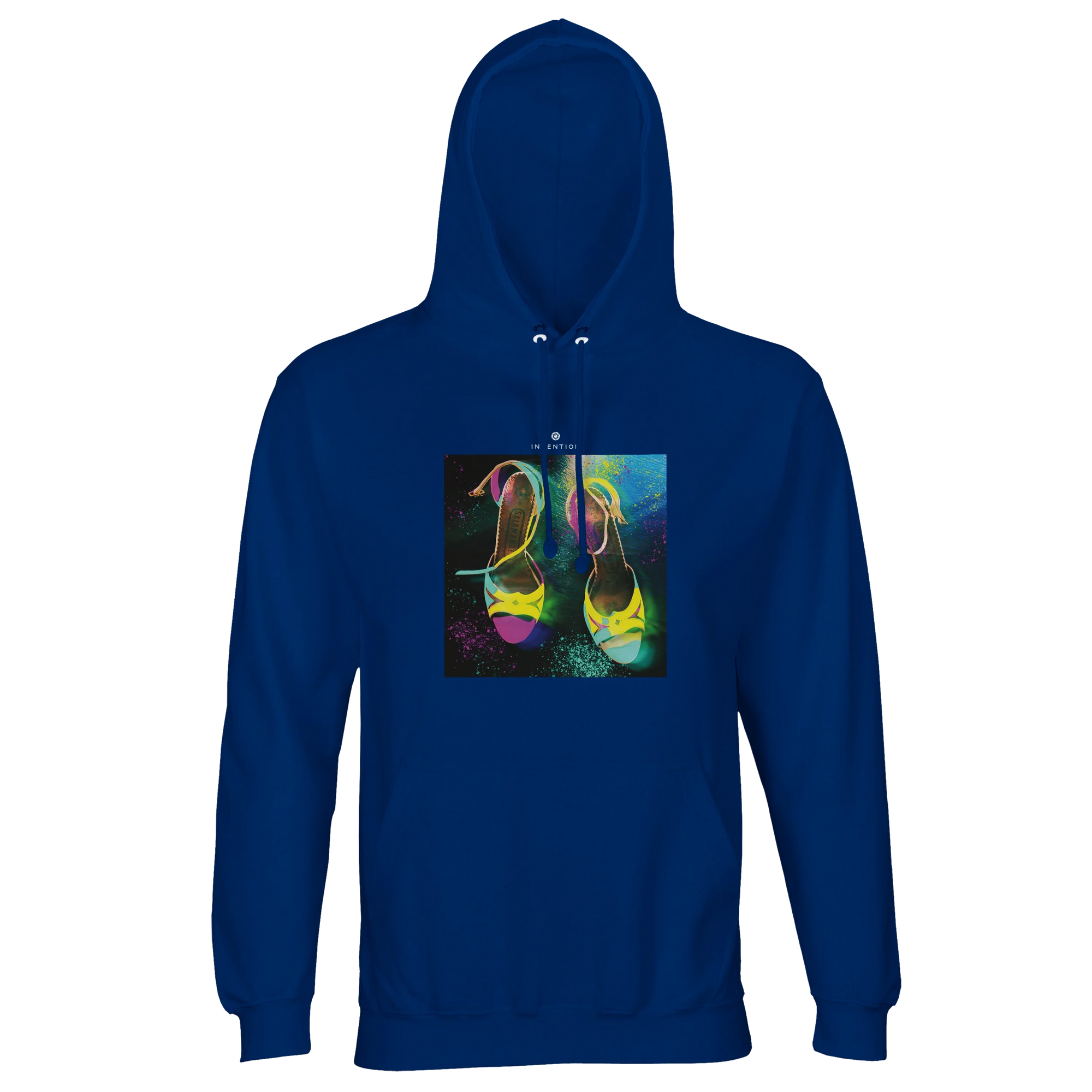 Adventurous - "Dancing in Colours" Hoodie Royal Blue 1