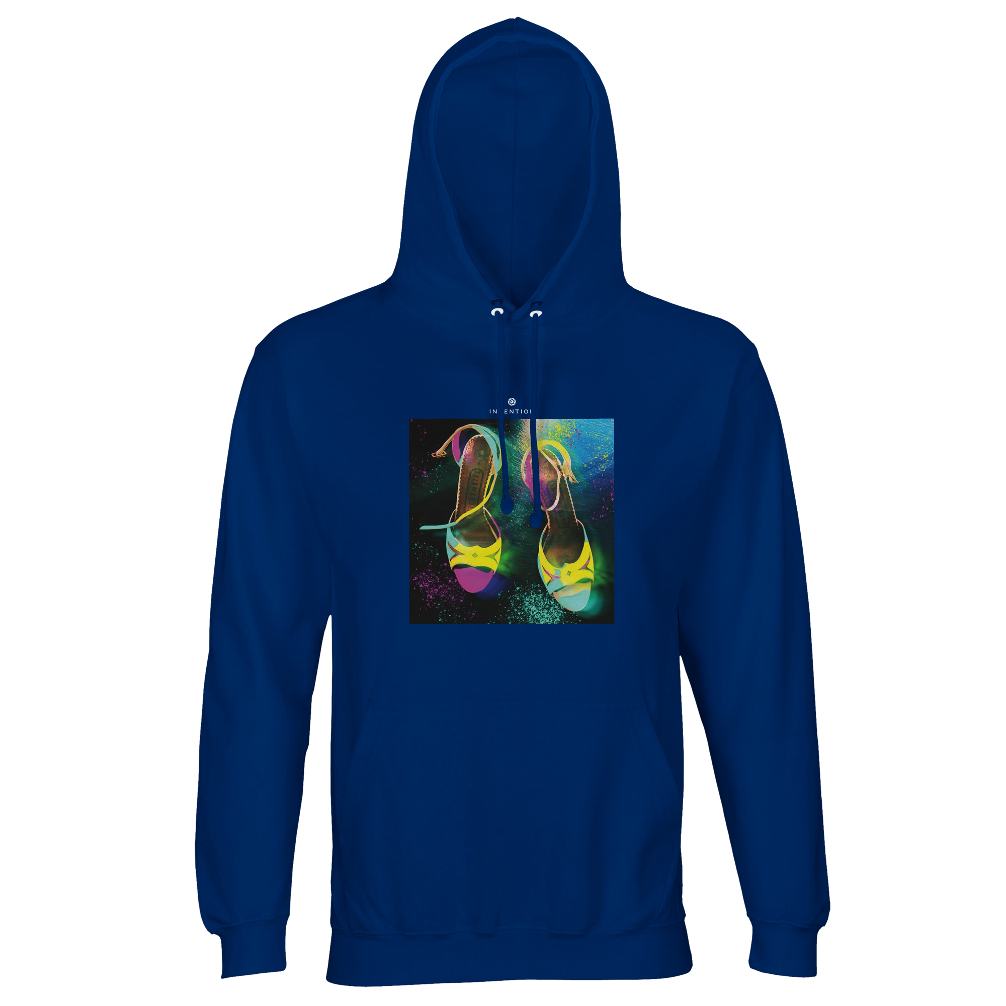 Adventurous - "Dancing in Colours" Hoodie Royal Blue 1
