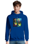 Adventurous - "Dancing in Colours" Hoodie Royal Blue 3