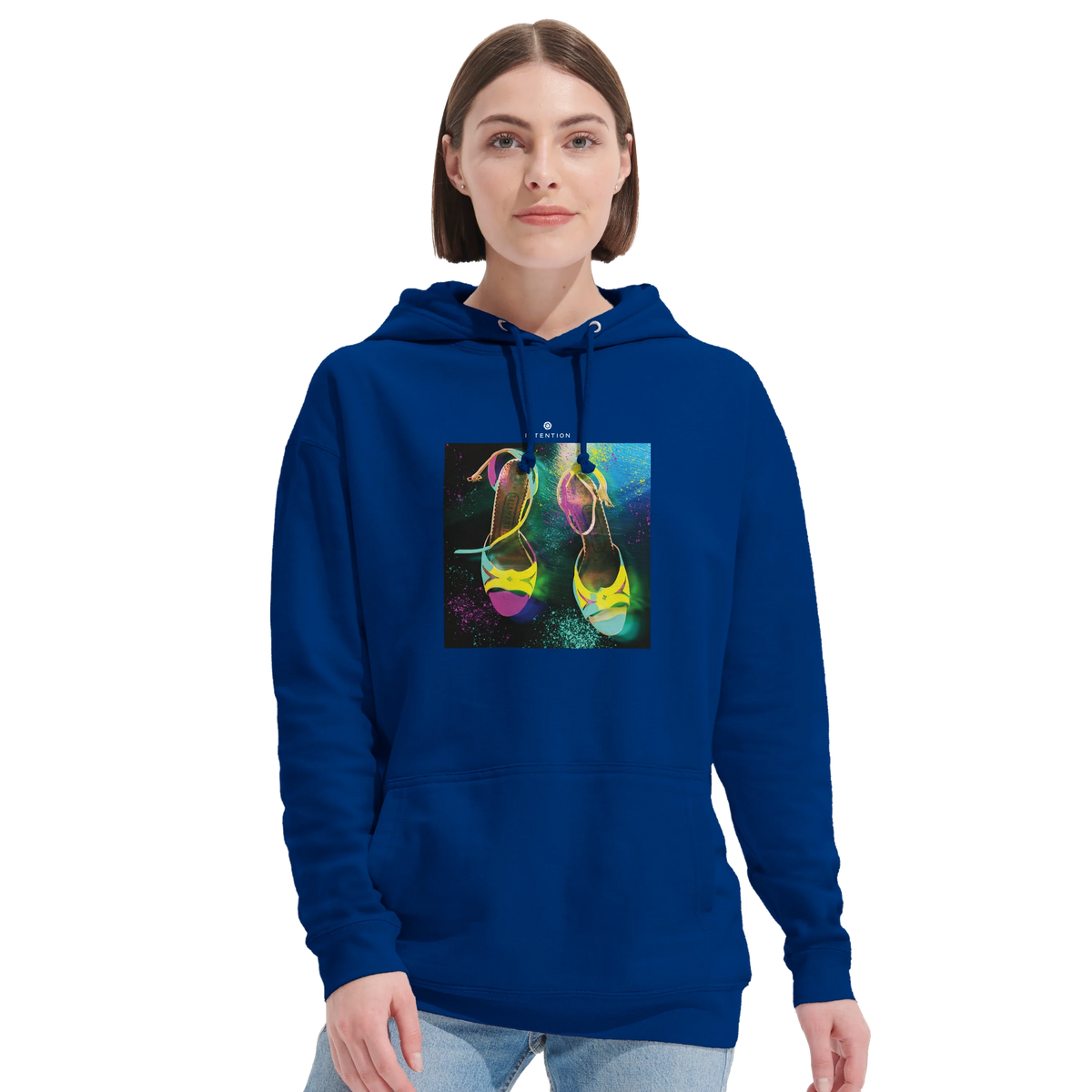 Adventurous - "Dancing in Colours" Hoodie Royal Blue 5
