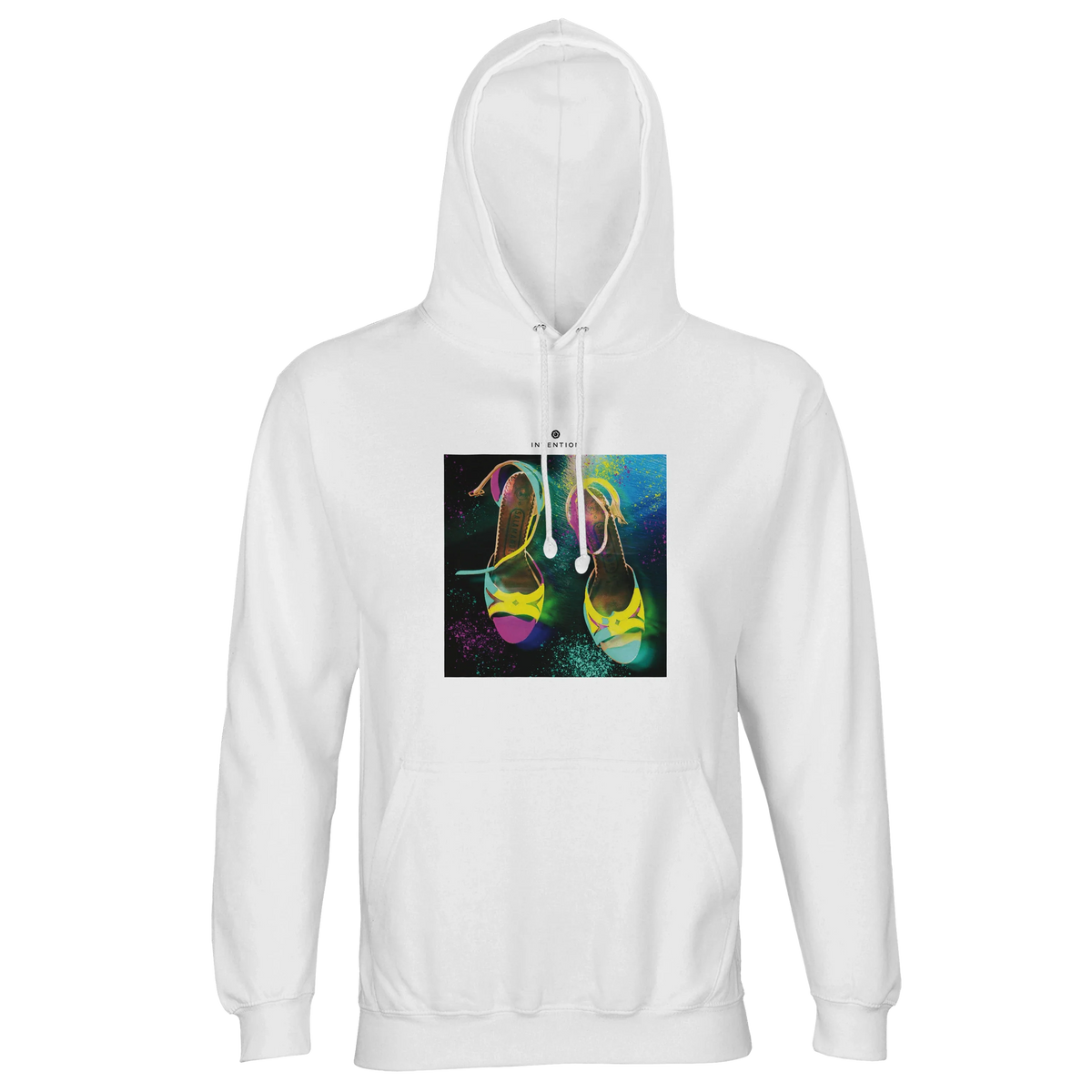Adventurous - "Dancing in Colours" Hoodie White 1