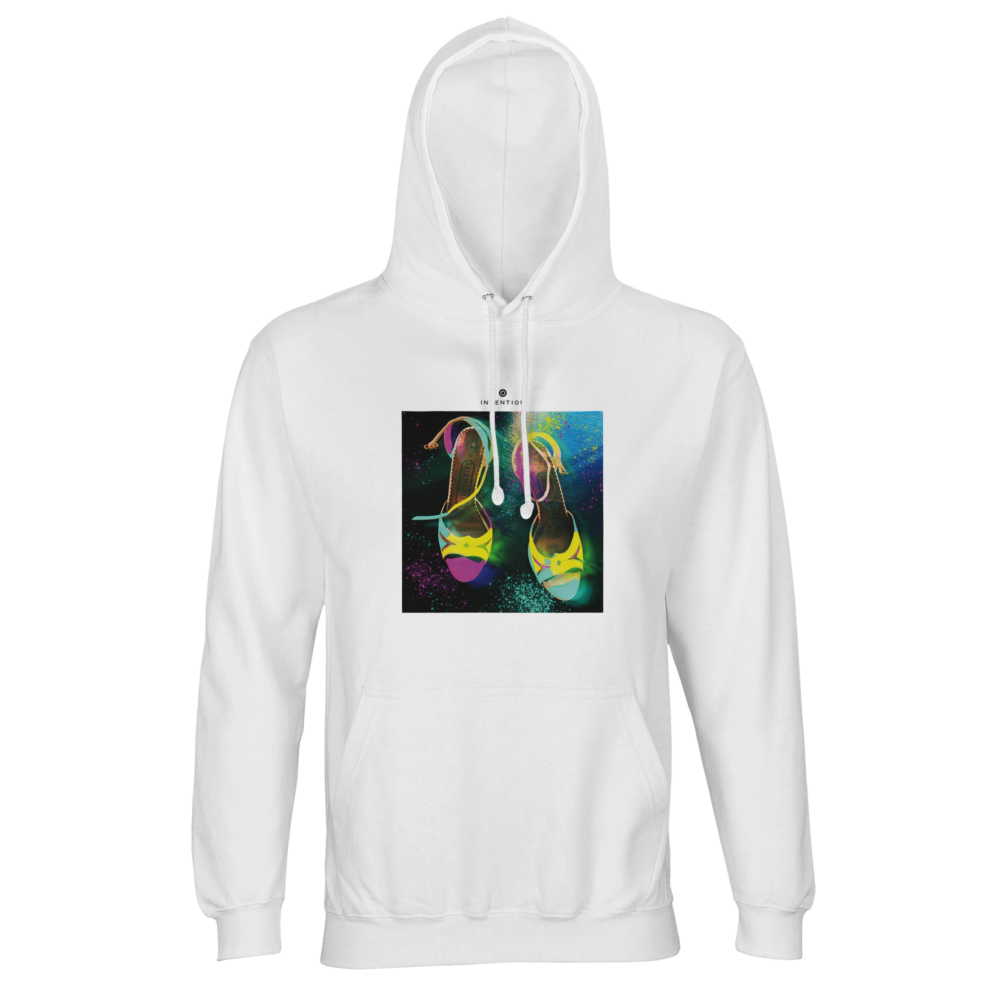 Adventurous - "Dancing in Colours" Hoodie White 1