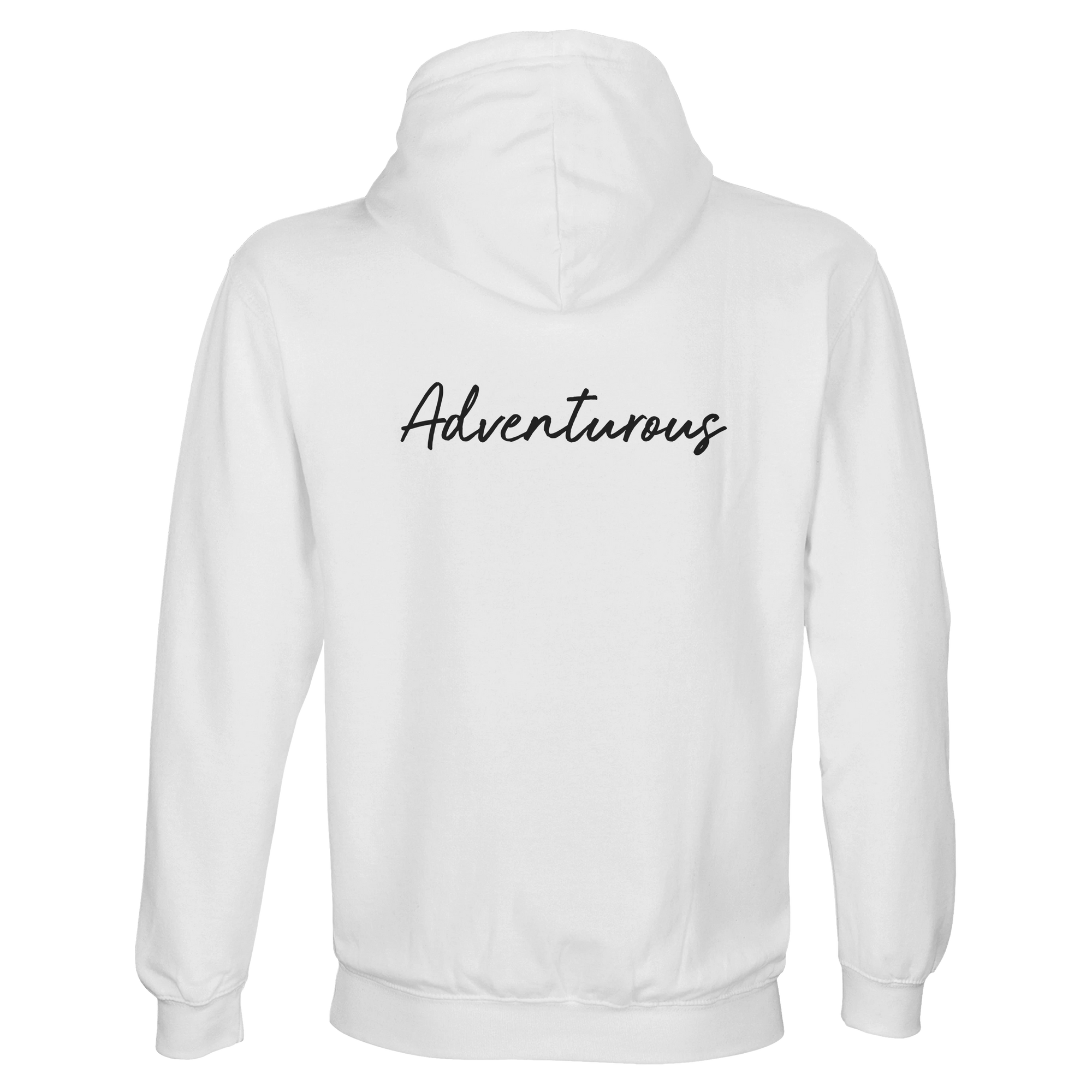 Adventurous - "Dancing in Colours" Hoodie White 2