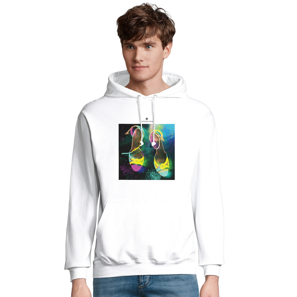 Adventurous - "Dancing in Colours" Hoodie White 3