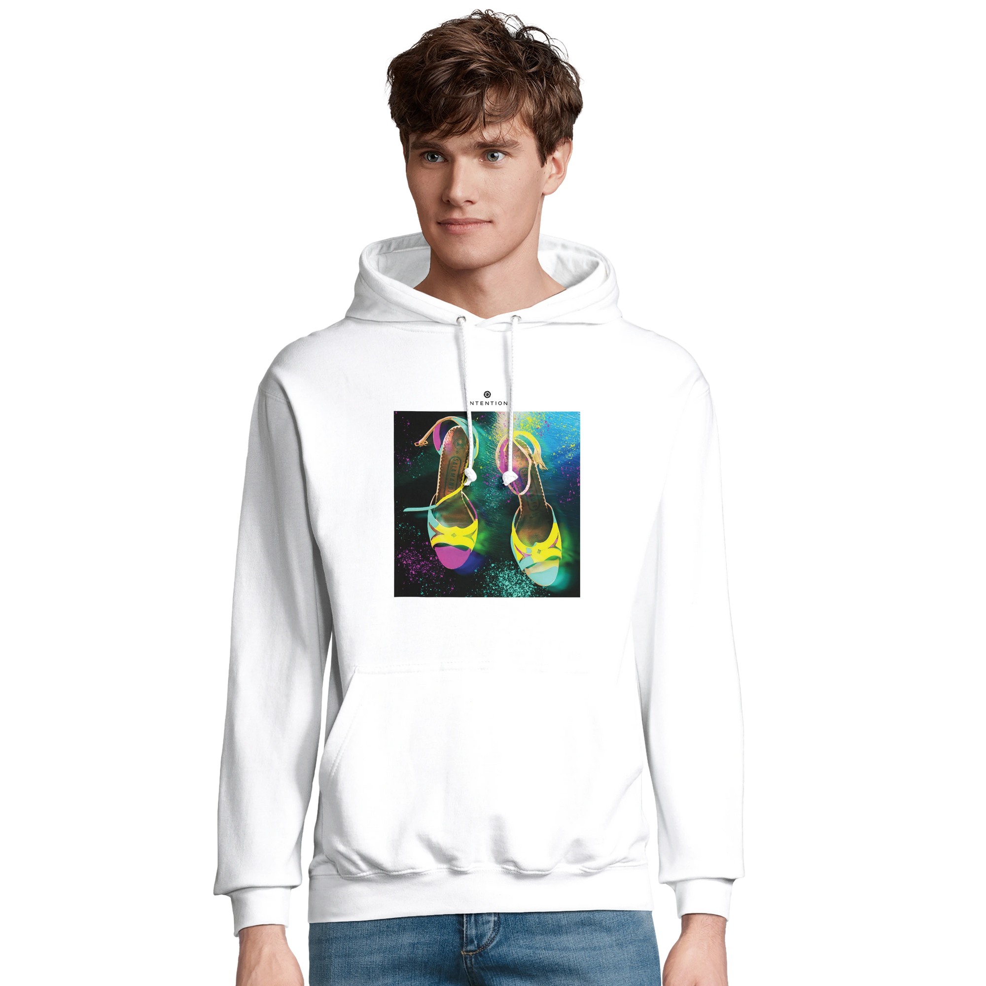 Adventurous - "Dancing in Colours" Hoodie White 3