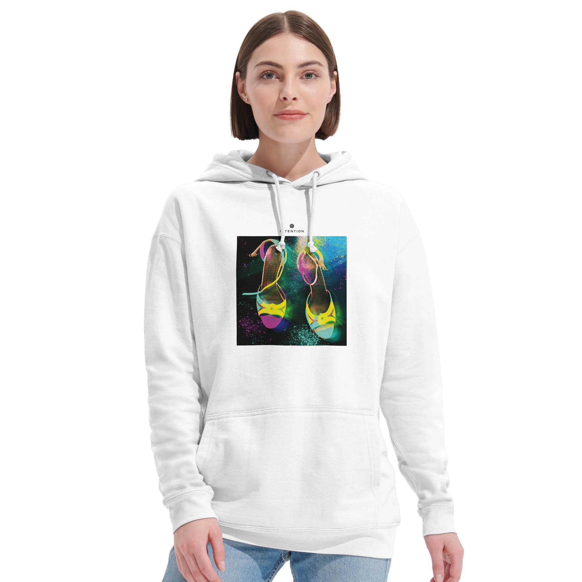 Adventurous - "Dancing in Colours" Hoodie White 5