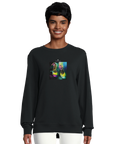 Adventurous - "Dancing in Colours" Sweatshirt Black XS 32