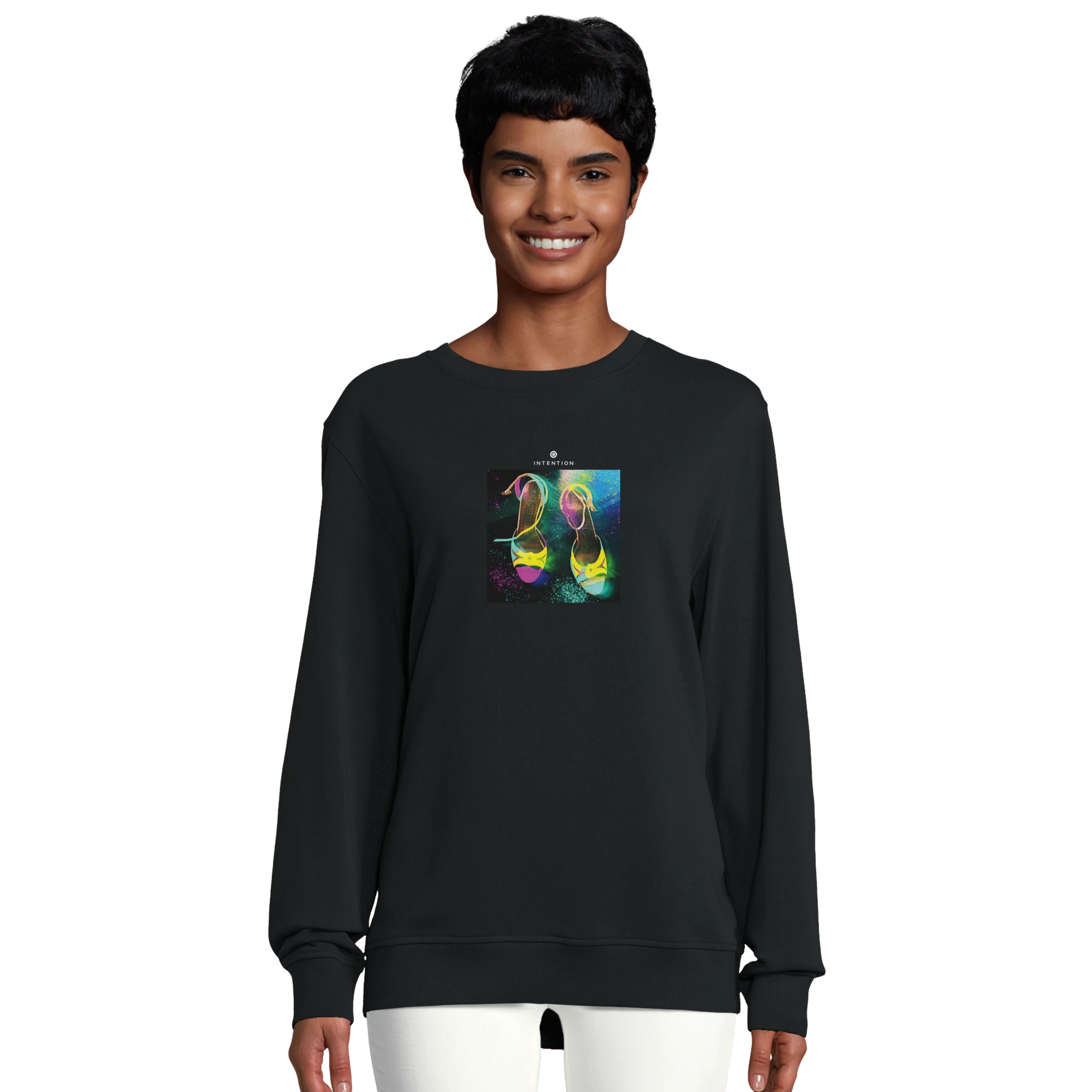 Adventurous - "Dancing in Colours" Sweatshirt Black XS 32