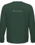 Adventurous - "Dancing in Colours" Sweatshirt Bottle Green XS 23