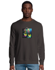 Adventurous - "Dancing in Colours" Sweatshirt deep charcoal grey XS 12