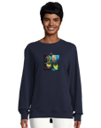 Adventurous - "Dancing in Colours" Sweatshirt French Navy XS 20