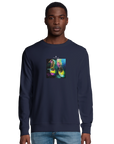 Adventurous - "Dancing in Colours" Sweatshirt French Navy XS 18