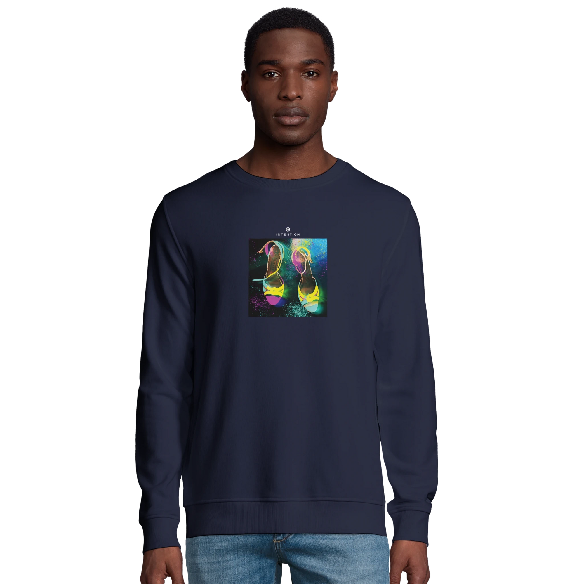 Adventurous - "Dancing in Colours" Sweatshirt French Navy XS 18