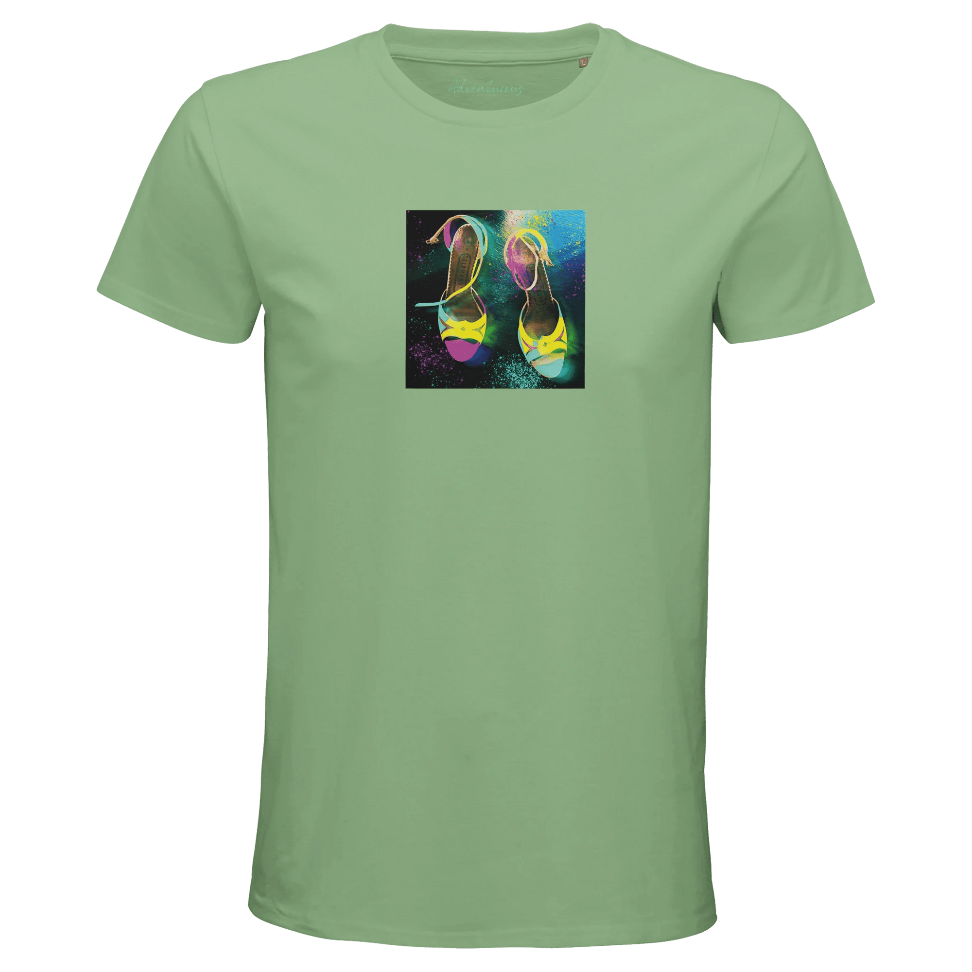 Adventurous - "Dancing in Colours" T-shirt apple green XS 6