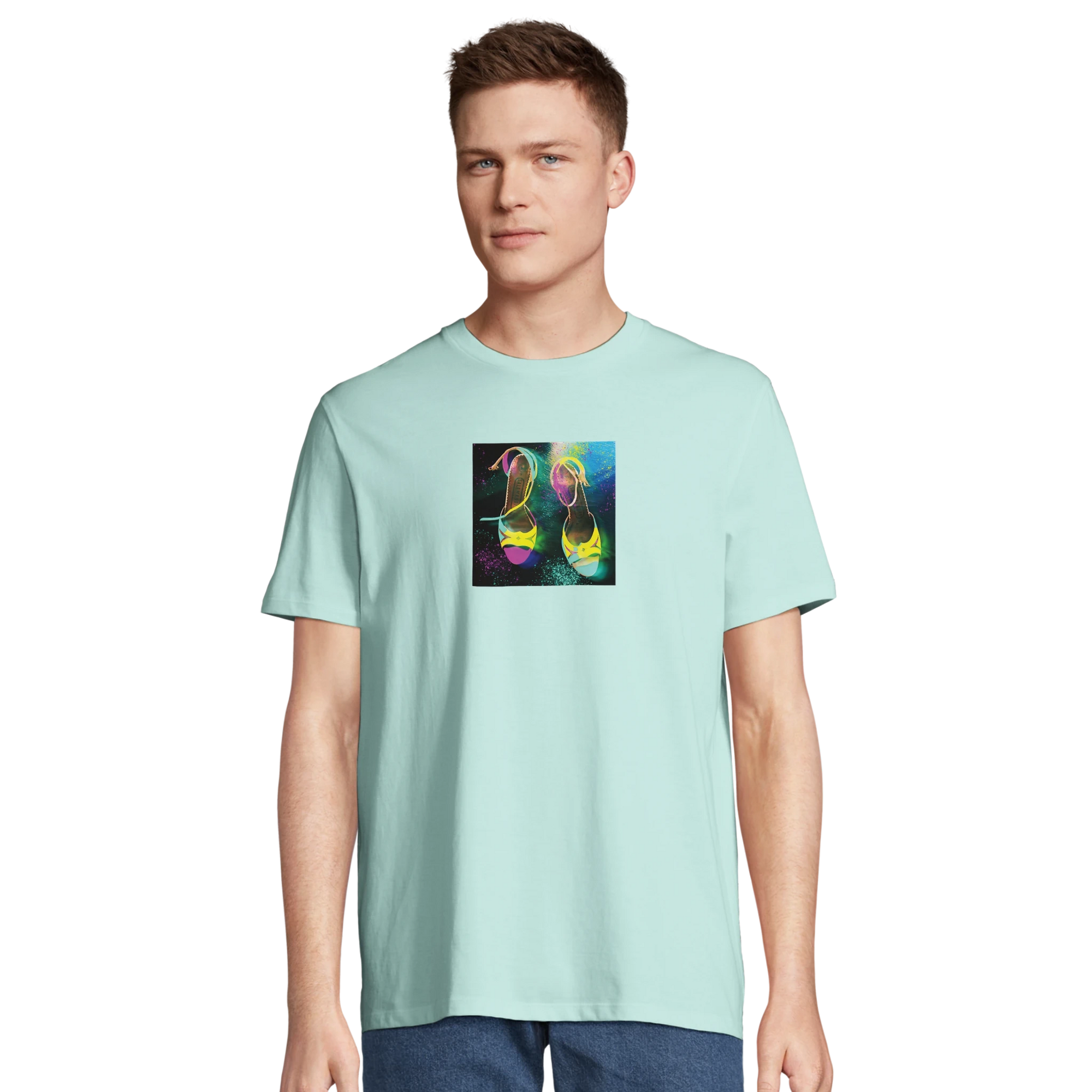 Adventurous - "Dancing in Colours" T-shirt arctic blue XS 24