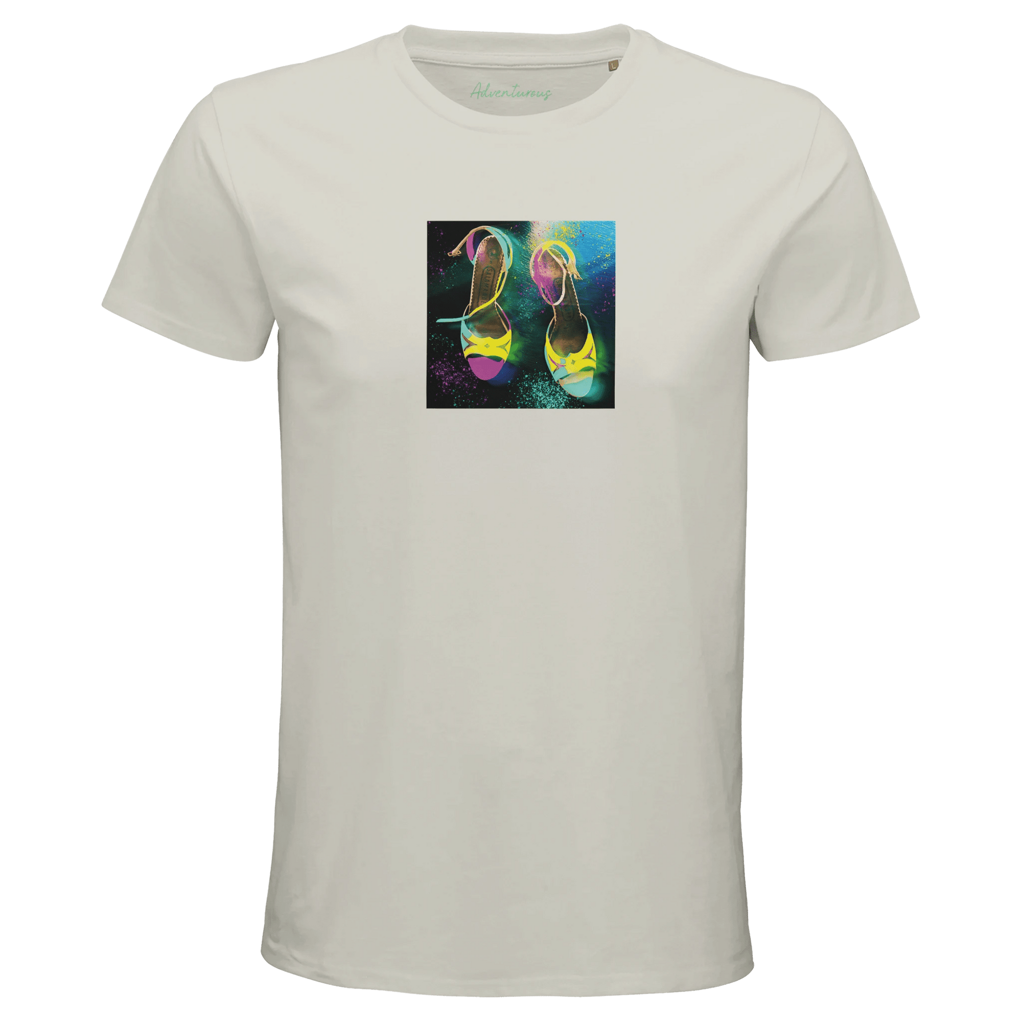Adventurous - "Dancing in Colours" T-shirt Ash XS 10