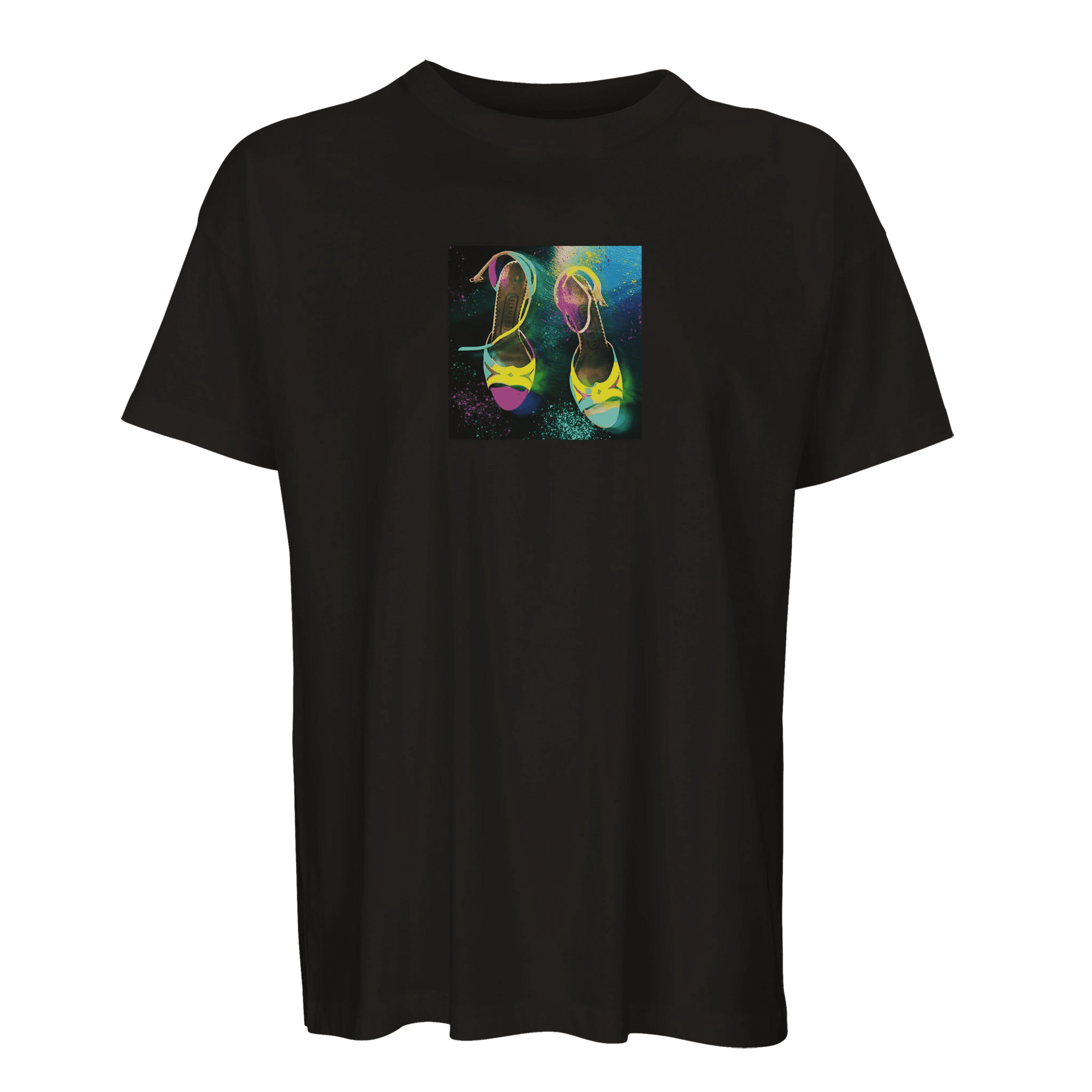 Adventurous - "Dancing in Colours" T-shirt Deep Black S 1