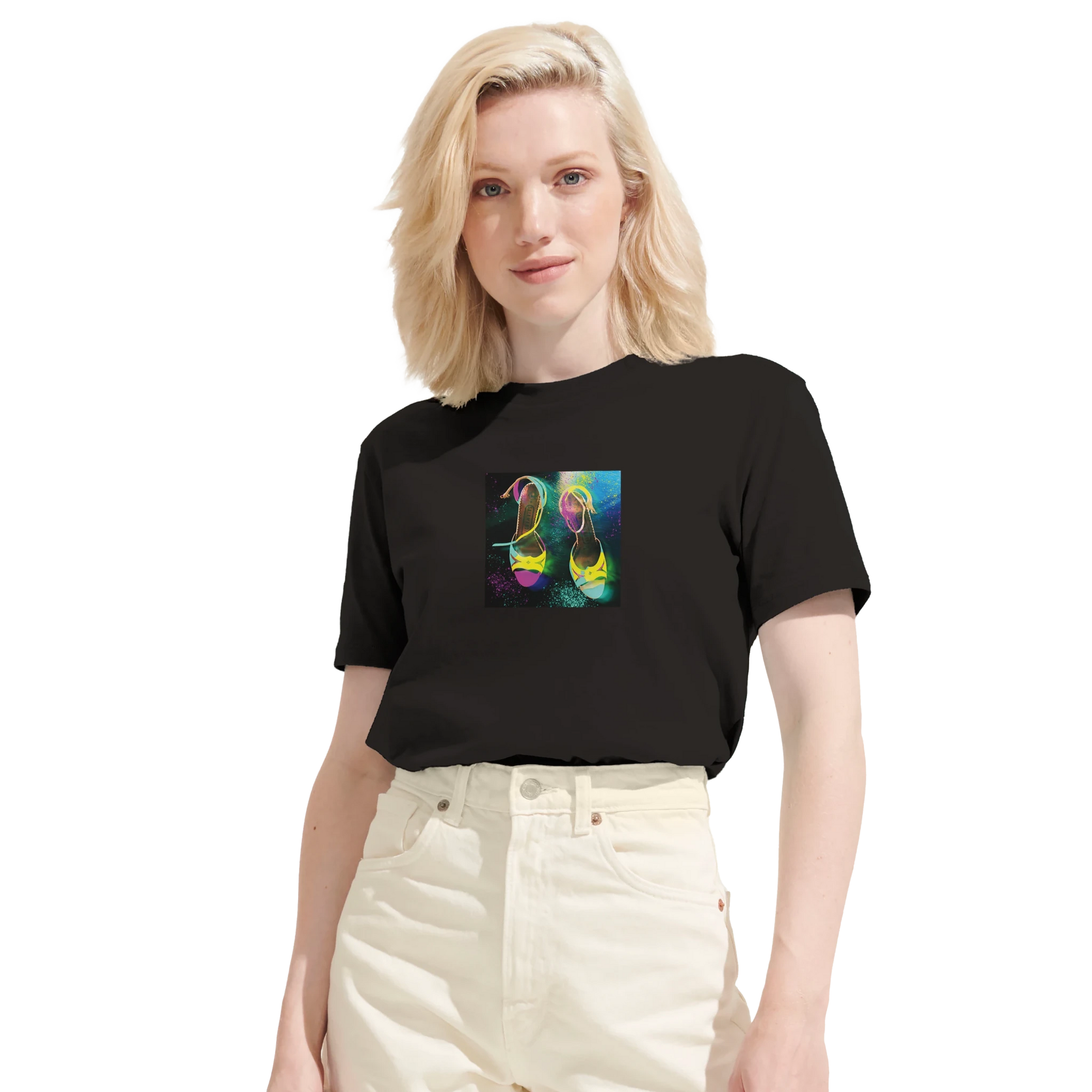 Adventurous - "Dancing in Colours" T-shirt Deep Black XS 50