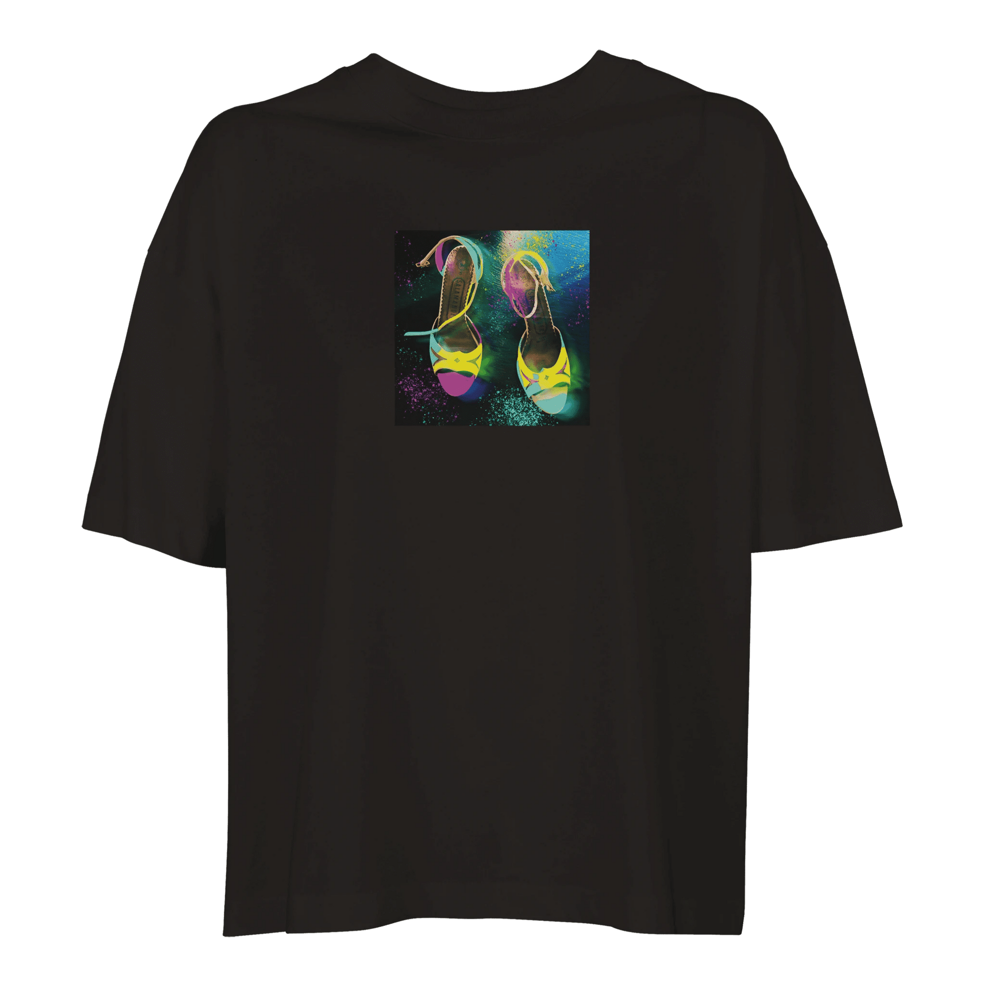 Adventurous - "Dancing in Colours" T-shirt Deep Black XS 19