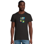 Adventurous - "Dancing in Colours" T-shirt Deep Black XS 4