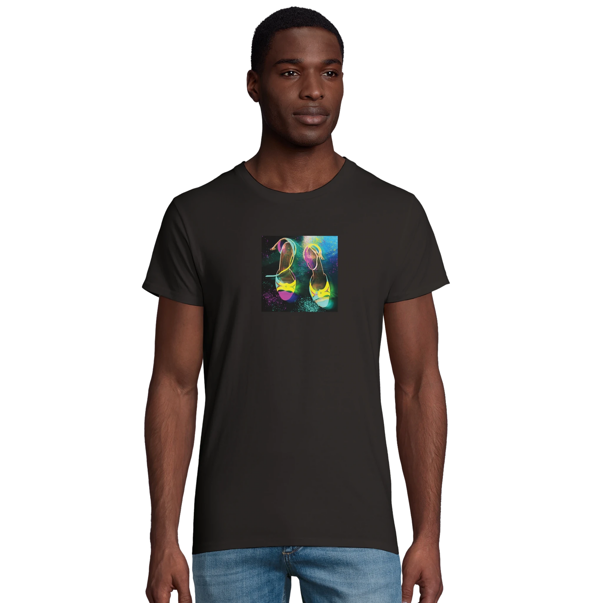 Adventurous - "Dancing in Colours" T-shirt Deep Black XS 25