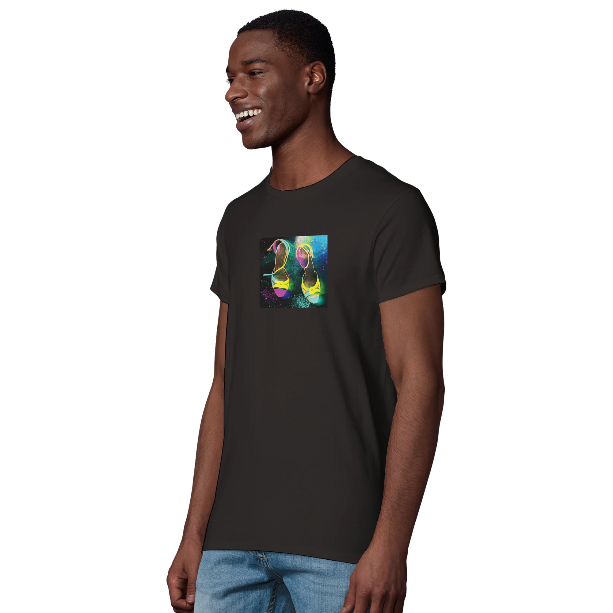 Adventurous - "Dancing in Colours" T-shirt Deep Black XS 27