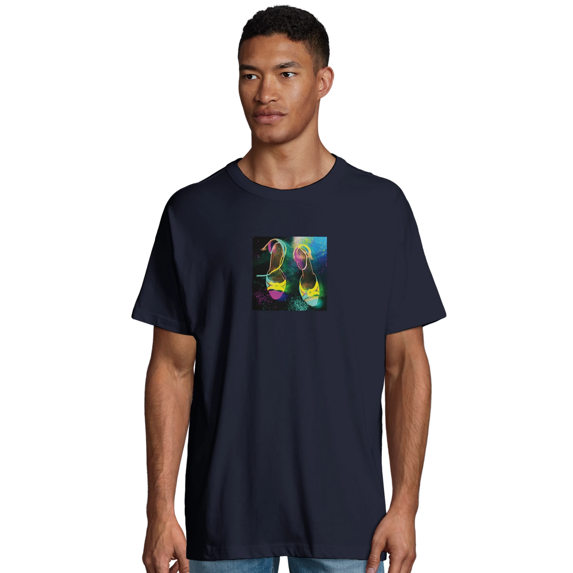 Adventurous - "Dancing in Colours" T-shirt French Navy S 12