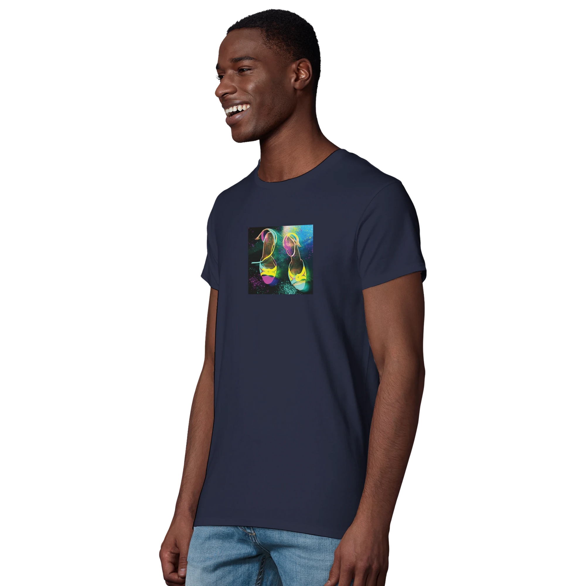 Adventurous - "Dancing in Colours" T-shirt French Navy XS 51