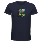 Adventurous - "Dancing in Colours" T-shirt French Navy XS 1