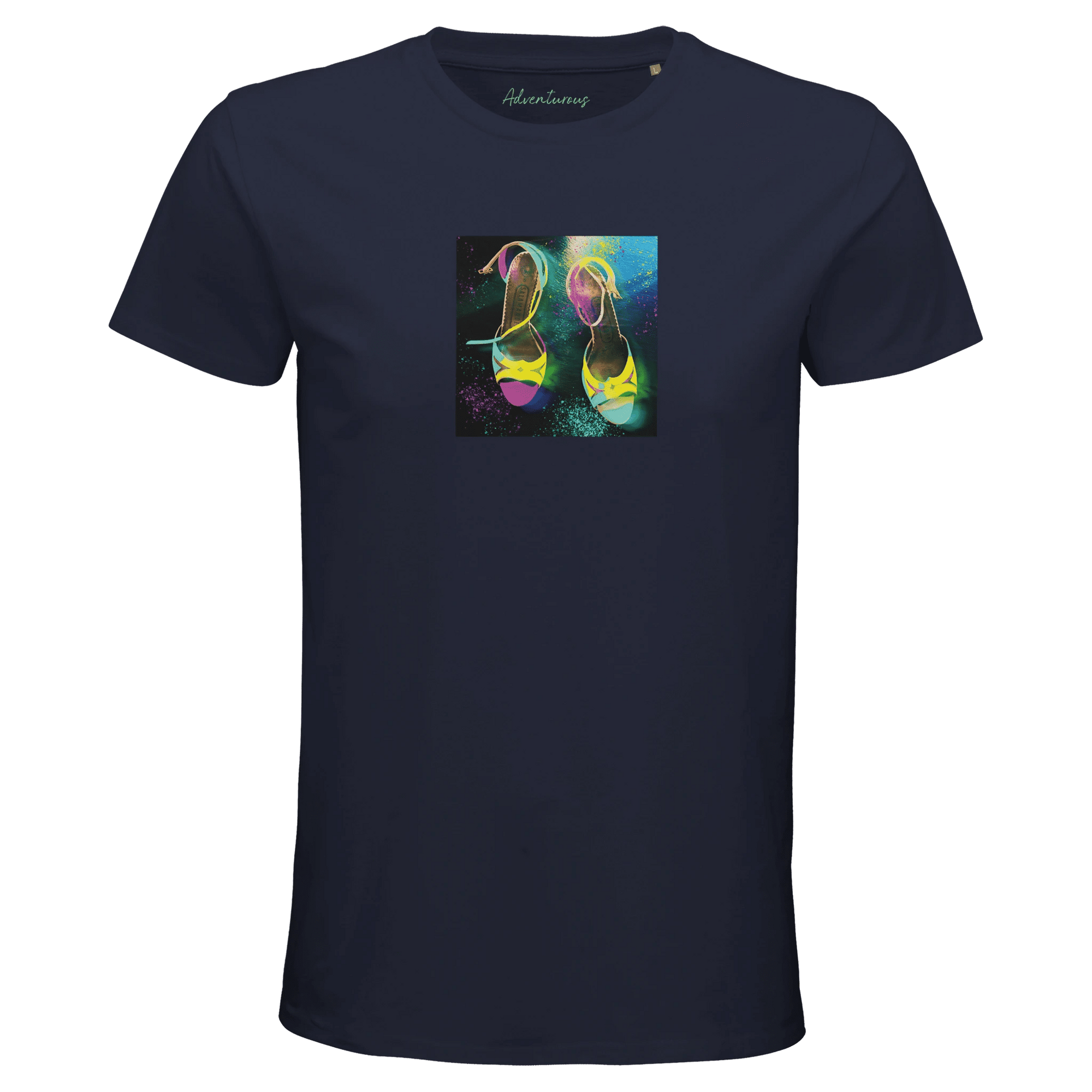 Adventurous - "Dancing in Colours" T-shirt French Navy XS 46